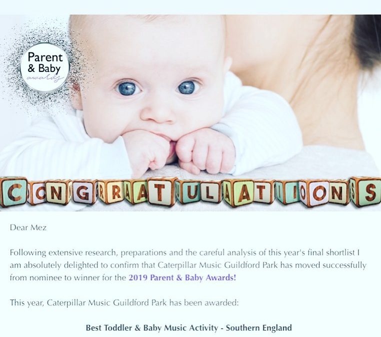 Caterpillar Music Guildford Park is a winner!